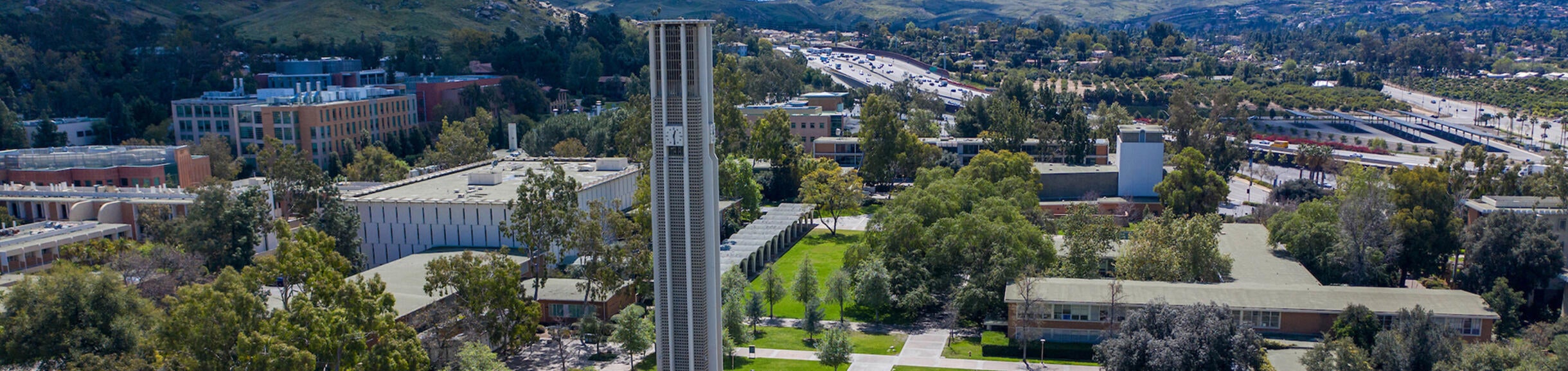 Aerial view of campus
